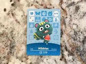 NIBBLES 379 Animal Crossing Amiibo Auténtico Nintendo Tarjeta Como Nueva De Serie 4 - Imagen 1 de 2