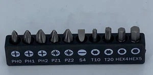 Bosch Bitset 10-Teilig, PH, PZ, S, T, HEX - Bild 1 von 1