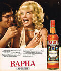 Publicite Advertising 104  1975  Rapha   Apéritif