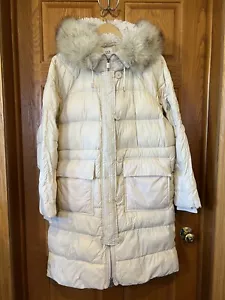 Abrigo Parka Largo CO201 Gap Marfil para Mujer XL - Imagen 1 de 4