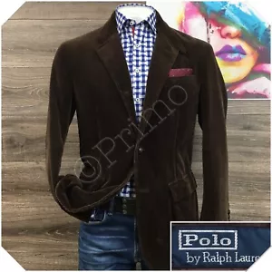 POLO RALPH LAUREN Mens Blazer Sport Coat Casual Jacket Size L Corduroy Suit - Picture 1 of 13