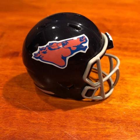 Boise State Broncos 1976-1977 throwback custom pocket pro helmet Cover