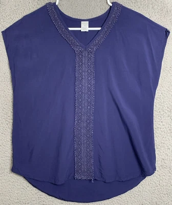 Liz Claiborne Prendas para dormir Mujer Medianas Sin mangas Pullover Rayón Blusa Prenda para el torso Camisa Foto 1 de 4