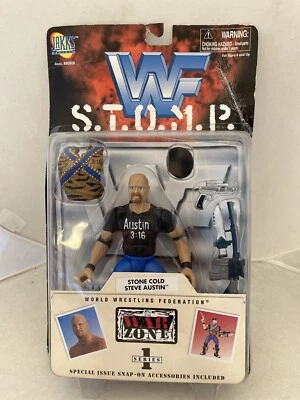Figura de acción Stone Cold Steve Austin Stomp WWF War Zone nueva en caja **CCGHouse** Foto 1 de 2
