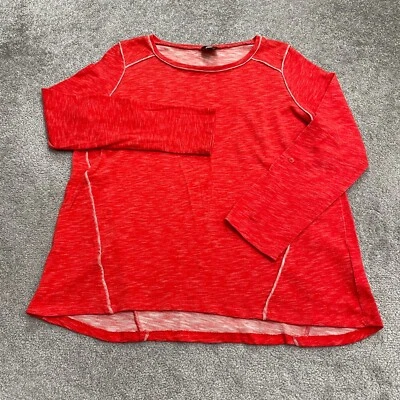 JNY Jones New York Pullover Sweatshirt Womens 0X Red Long Sleeve Active Outdoor - Image 1 of 4