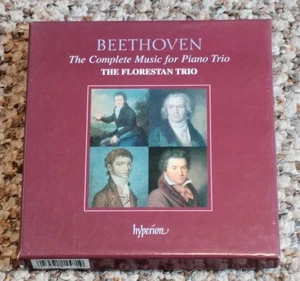 BEETHOVEN Complete Music for Piano Trio FLORESTAN TRIO  HYPERION 4CD set - Picture 1 of 4