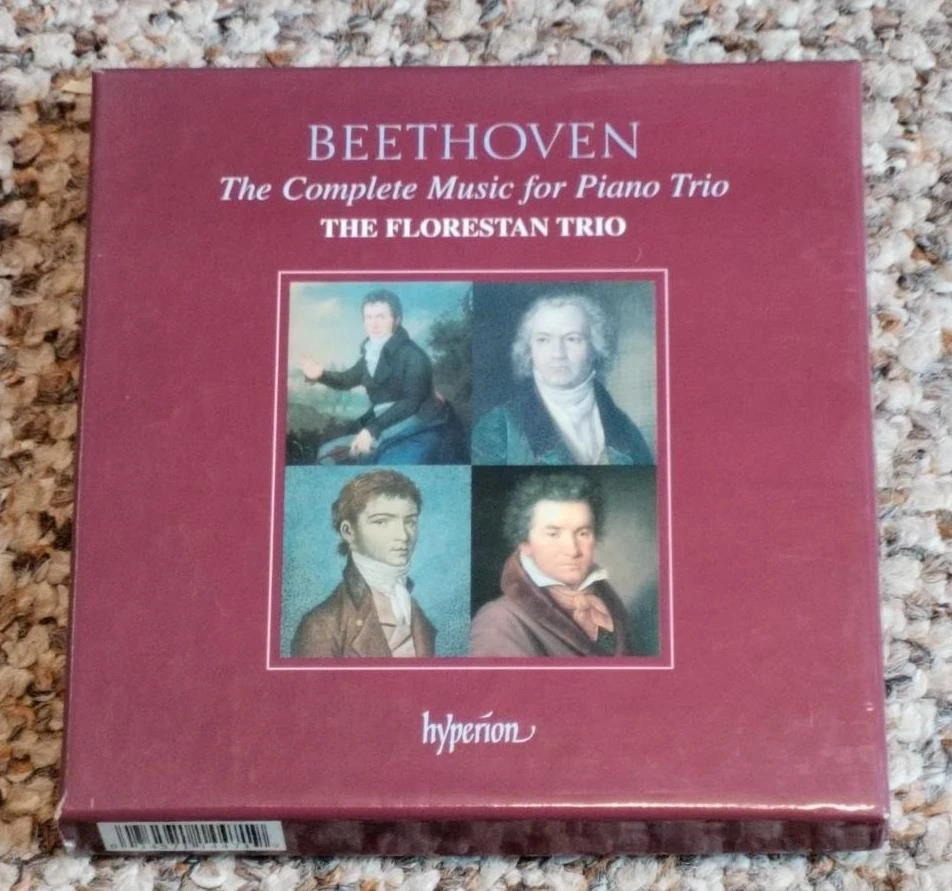BEETHOVEN Complete Music for Piano Trio FLORESTAN TRIO  HYPERION 4CD set - Image 1 of 4
