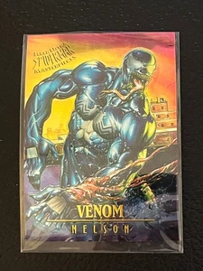 1995 Fleer Ultra Spiderman Masterpieces Chrome Venom # 7 of 9 CARD - READ! - Bild 1 von 3
