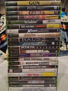 22 Spiele Lot Original Xbox OGX PS2 Timesplitters Ninja Gaiden Fable Halo 2 getestet - Bild 1 von 5