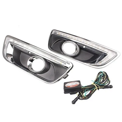 Luz de circulación diurna LED con intermitente Drl para Chevy Malibu 2013-2014 Foto 1 de 4