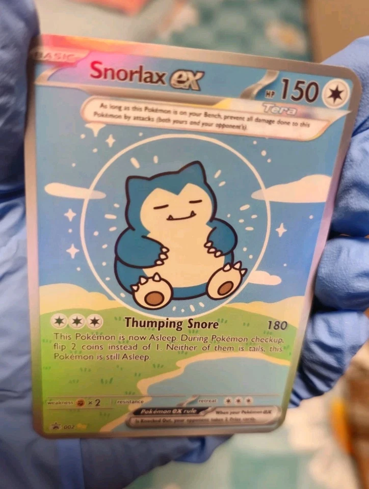 Custom Pokémon Card Bubble Snorlax  - Image 1 of 4