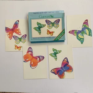 Vtg 1984 Current Fanciful Butterflies Greeting Cards Open Box Complete - Picture 1 of 12