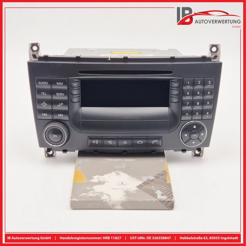 Navigation System CD Radio BE6091 A2038700989 MERCEDES-BENZ C-CLASS S203 - Image 1 of 4