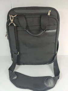 Briggs & Riley vertikale schwarze Nylon Laptop-Aktentasche Reisetasche Kuriertasche - Bild 1 von 17