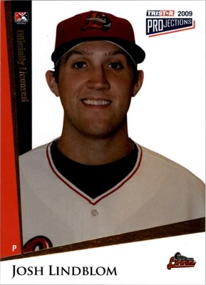 2009 TRISTAR PROjections Yellow #254 Josh Lindblom /25 - BB - Image 1 of 2