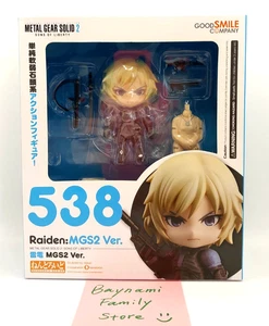 Authentic Nendoroid #538 Metal Gear Raiden MGS2 Ver. Good Smile Figur US-Verkäufer - Bild 1 von 6
