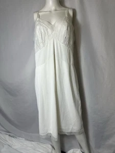 Gossard Artemis vintage slip dress White 42 Full On Tag Adjustable Straps - Picture 1 of 3