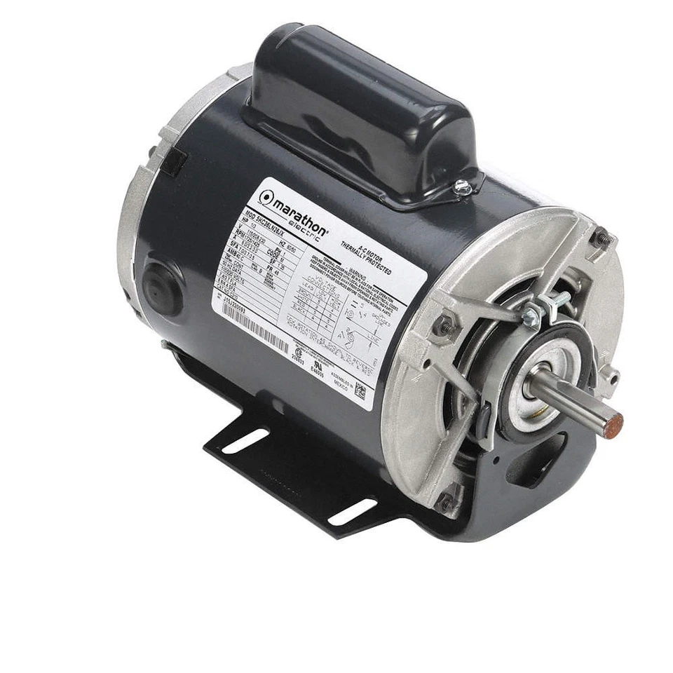 LEESON 5KC36LN26X Motor,1/3 HP,1,725/1,425 RPM,115/208-230 46N357 - Image 1 of 1