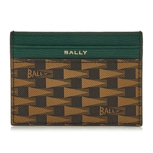 Bally Men's Logo Print Cardholder PNT C Card Case I8I4O 75827284 - Picture 1 of 12