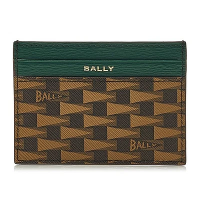 Bally Men's Logo Print Cardholder PNT C Card Case I8I4O 75827284 - Image 1 of 4