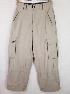 Carbon Cargo Pants Mens 28x27 Beige  Canvas Grunge Retro Cotton Spandex Modern - Picture 1 of 16