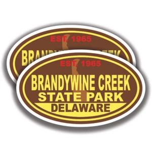 BRANDYWINE CREEK STATE PARK DECAL 2 Stickers Delaware Bogo Car Window - Picture 1 of 1