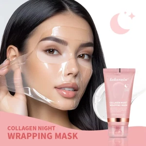 75ml Collagen Night Mask – Korean Peel Off Hydrating Overnight Cream Night Wrap - Picture 1 of 7