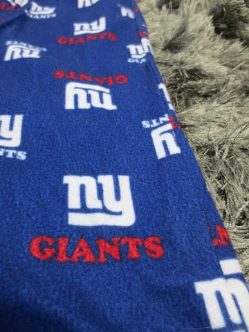 NFL New York Giants Youth Pajama Pants Size Large Football All Over Print Kid PJ Cover