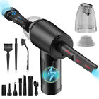 2in1 Compressed Air Spray Electric Dust Fan Vacuum Cleaner 51000RPM Air Duster*