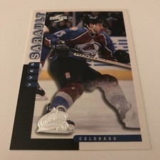 NHL Card,Yves Sarault,Silver 20of20,Score 1997-98,Colorado 