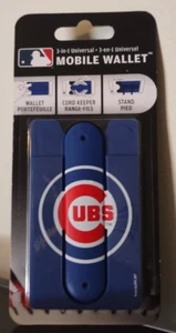 Chicago Cubs Mobile Wallet 3-in-1 Universal MLB Trends International NIP - Picture 1 of 2