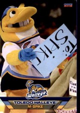 2011-12 Toledo Walleye Choice #25 Spike MASCOT - NM Hockey Card