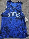 Nike USA National Team Basketball Jersey DN1134 Mens Size Large Blue Black