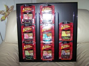 2007- JOHNNY LIGHTNING -RETRO SINCE 1969- RI & R2 COMBO- 8 CAR SET -MIB