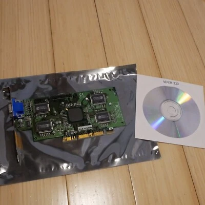 Diamond Viper V330 nVidia RIVA 128 4MB AGP NLX Video Card Driver CD - Tested 13 - Image 1 of 4