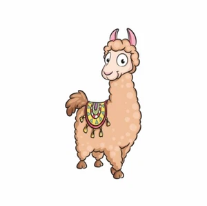 Aufkleber Lama  120 x 100 mm  Sticker Tattoo Auto Fun - Bild 1 von 1