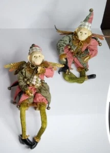 Mark Roberts 21-in Flying Monkey With Wings set of 2 - Picture 1 of 5