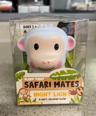 EVRIHOLDER Color-Changing Monkey Safari Mates Night Light Sleep Tight New - Image 1 of 2