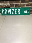 Dowzer Retired street signs From Pell City Alabama Rare Old Sign Man Cave