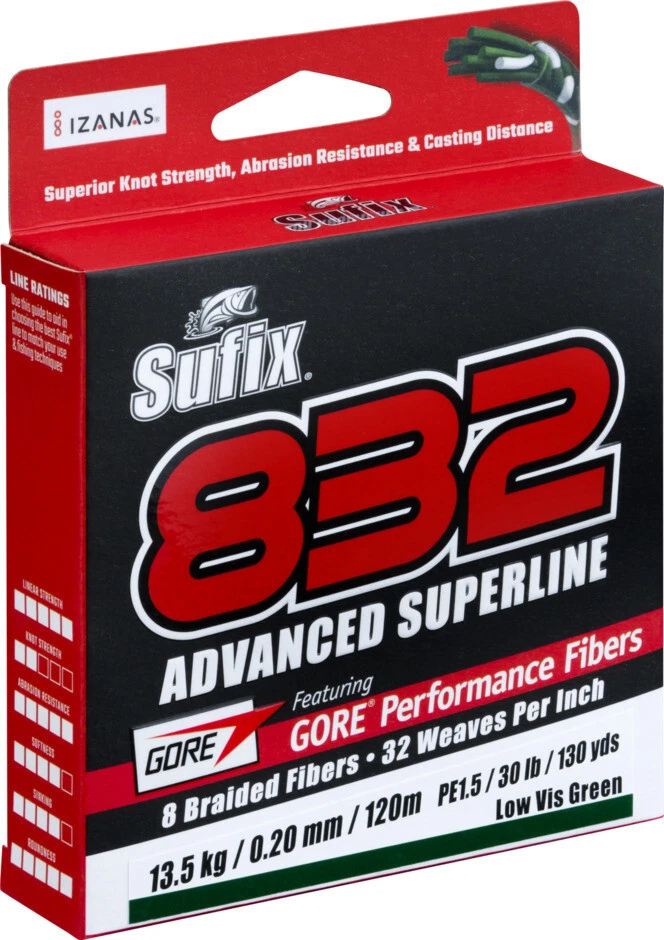 Sufix 832 Trenza Avanzada Superlínea/Pesca Trenzada Línea Principal Foto 1 de 1