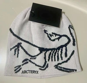 Arcteryx Bird Head white Toque Beanie Orca Gray Merino wool hat - Picture 1 of 1
