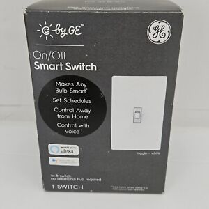 GE CYNC Smart Light Switch On/Off Toggle Style No Neutral Wire Required Bluetoot