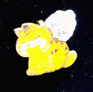 Big Fat Hairy Deal Garfield Vintage '78 Lapel Pin Kats Meow FREE SHIPPING - Picture 1 of 5