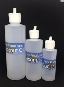 FRACTIONATED  COCONUT OIL 100% PURE CARRIER OIL FOR SKIN MASSAGE and more - Picture 1 of 4