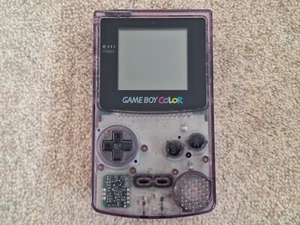 Nintendo CGB-001 Game Boy Color - Handheld System - Clear Purple - Picture 1 of 2