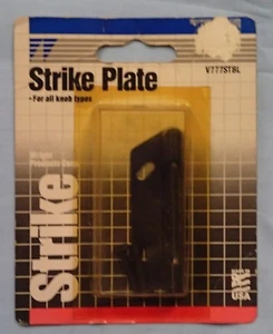 Storm Door Strike Plate Black Made in USA #V777STBL - Bild 1 von 1