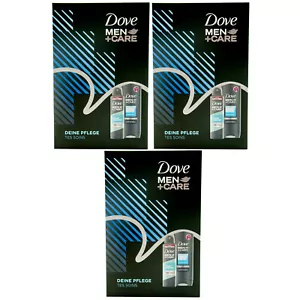 Dove Geschenkset MEN + CARE 3 x set aus Duschgel & Deo Spray CLEAN COMFORT - Bild 1 von 1