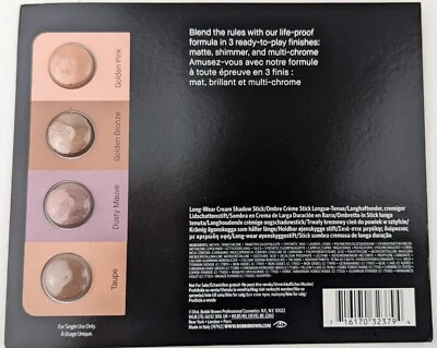 Tarjeta de muestra de 4 tonos Bobbi Brown de larga duración en barra de sombra crema Foto 1 de 2