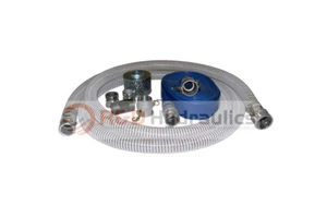 Manguera de succión transparente flexible de PVC | 1-1/2" x 20 pies | Se adapta a Honda | 50 pies azul - Imagen 1 de 7