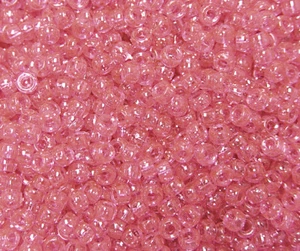 Mini Cuentas de Pony Rosa Brillante Brillante Hechas en EE. UU. 1000 piezas Artesanía Niños Escuela Kandi - Imagen 1 de 1